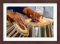 Framed Drum Player's Hands, Varanasi, India