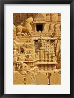 Framed Carvings on Jain Temple, Jaisalmer, India
