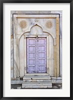 Framed Lavender colored door, Taj Mahal, Agra, India