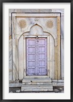 Framed Lavender colored door, Taj Mahal, Agra, India