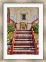 Framed Steps at Raj Palace Hotel, Jaipur, India