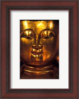 Framed Golden Temple Buddha at Cemetary, Hong Kong