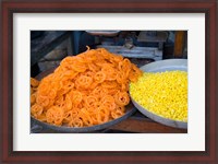 Framed Market Food in Shahpura, Rajasthan, Near Jodhpur, India