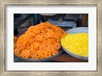 Framed Market Food in Shahpura, Rajasthan, Near Jodhpur, India