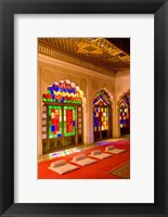 Framed Stained Glass Windows of Fort Palace, Jodhpur at Fort Mehrangarh, Rajasthan, India