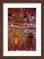 Framed Man Mo Buddhist Temple, Hong Kong, China