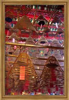 Framed Man Mo Buddhist Temple, Hong Kong, China