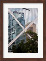 Framed Reflections On Building, Hong Kong, China