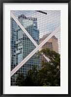 Framed Reflections On Building, Hong Kong, China