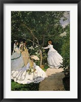 Framed Women in the Garden, 1867