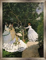 Framed Women in the Garden, 1867