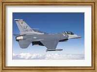 Framed F-16C Fighting Falcon during a sortie over Arizona