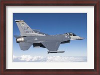 Framed F-16C Fighting Falcon during a sortie over Arizona