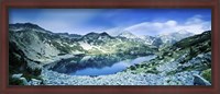 Framed View of Ribno Banderishko Lake in Pirin National Park, Bulgaria