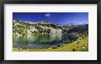 Framed Ribno Banderishko Lake in Pirin National Park, Bansko, Bulgaria