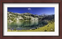 Framed Ribno Banderishko Lake in Pirin National Park, Bansko, Bulgaria