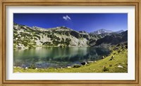 Framed Ribno Banderishko Lake in Pirin National Park, Bansko, Bulgaria