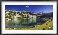 Framed Ribno Banderishko Lake in Pirin National Park, Bansko, Bulgaria