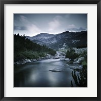 Framed Small river in the mountains of Pirin National Park, Bansko, Bulgaria