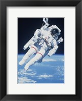 Framed AstronautTaking a Spacewalk