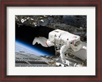 Framed STS-124 Mission Specialist