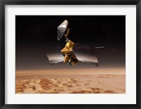 Framed NASA's Mars Reconnaissance Orbiter