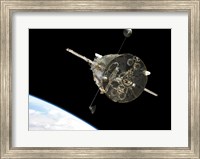 Framed Hubble Space Telescope