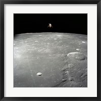 Framed Apollo 12 lunar module Intrepid