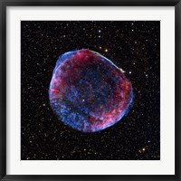Framed Supernova Remnant