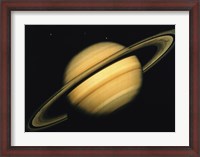 Framed Saturn's Icy Moons