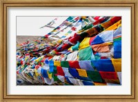 Framed India, Jammu and Kashmir, Ladakh, Namshangla Pass prayer flags
