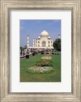 Framed Taj Mahal in Agra, India