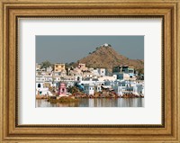 Framed Pushkar shore, Pushkar, India