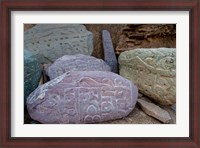 Framed Prayer stones, Ladakh, India