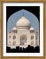 Framed Royal Gate detail s, Taj Mahal, Agra, India