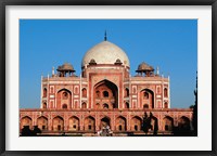 Framed Humayun's Tomb, Delhi, India