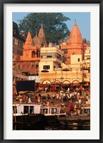 Framed Ganges River in Varanasi, India