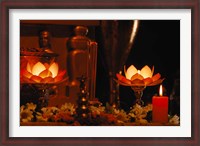 Framed Hindu Prayer Altar, India