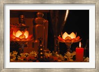 Framed Hindu Prayer Altar, India