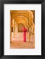 Framed Arches, Amber Fort temple, Rajasthan Jaipur India