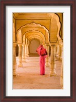Framed Arches, Amber Fort temple, Rajasthan Jaipur India
