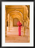 Framed Arches, Amber Fort temple, Rajasthan Jaipur India