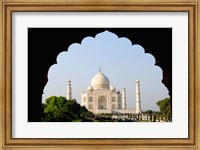 Framed Sunrise at the Taj Mahal, Agra, India