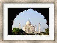 Framed Sunrise at the Taj Mahal, Agra, India