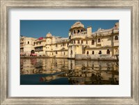 Framed Along Lake Pichola, Udaipur, Rajasthan, India