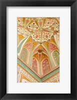 Framed Frescoes, Ganesh Pol, Amber Fort, Jaipur, Rajasthan, India.