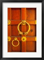 Framed Ornate door at the City Palace, Udaipur, Rajasthan, India