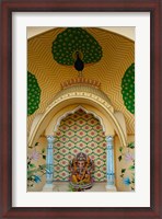 Framed Small shrine to Ganesh, Jaipur, Rajasthan, India.
