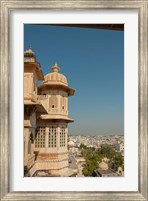 Framed Turret, City Palace, Udaipur, Rajasthan, India