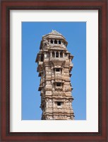 Framed Victoria Tower in Chittorgarh Fort, Rajasthan, India